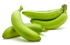 Unripe Plantains - A hand (8-10 fingers)