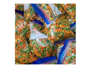 Veggies mix ( carrot, spring onions, runner beans, sweet corn, red kidney beans, and green beans)